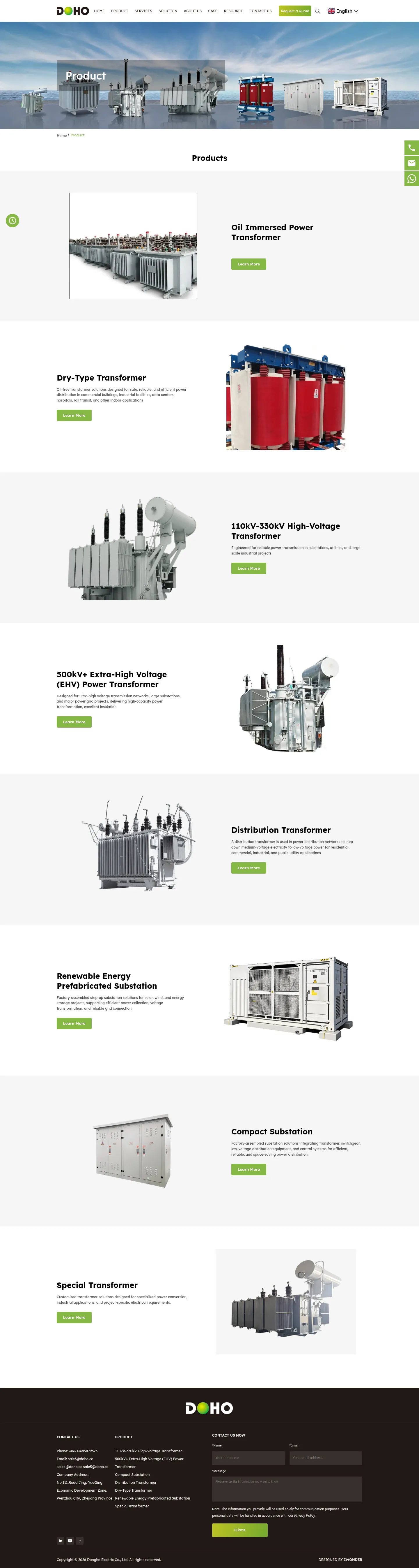 SST Transformer 官网